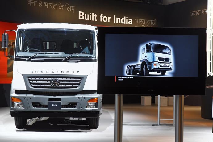 bharatbenz horn please bitte hupen bildergalerie